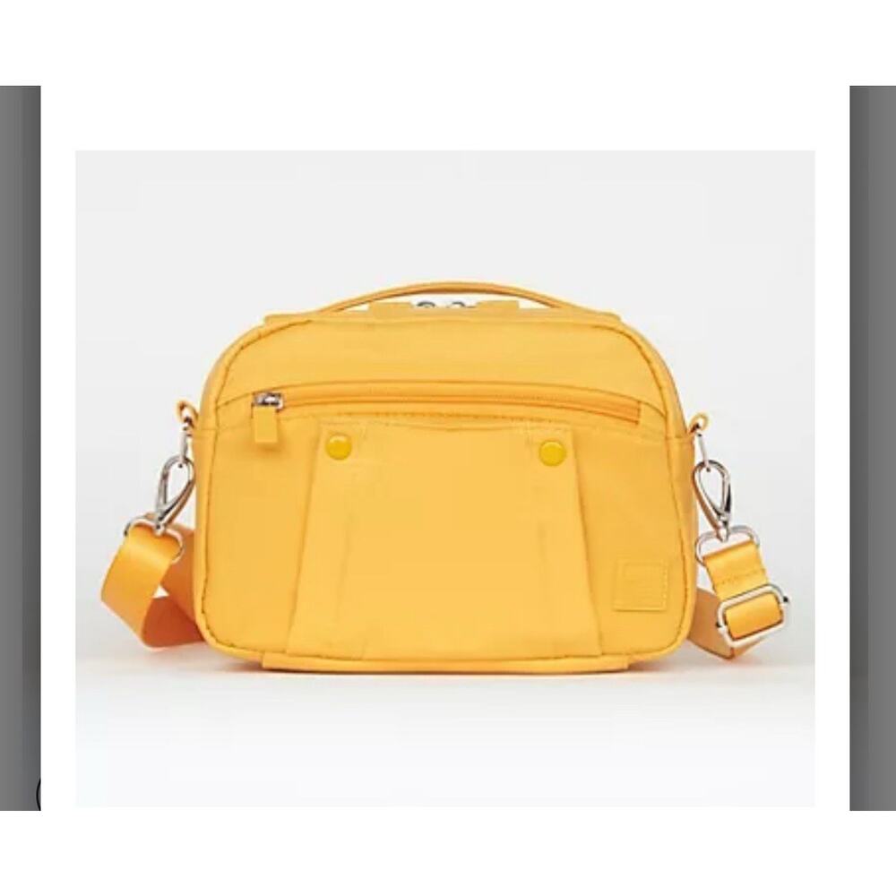 IHKWIP The Class Act Zip Front Crossbody Yellow
